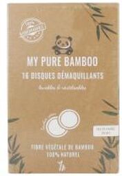 My Pure Bamboo 16 Disques Démaquillants - Boîte 16 disques démaquillants