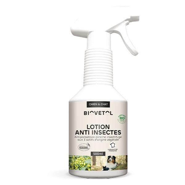 Biovetol - Antiparasitaire - Lotion Anti-Insectes Bio - 500ml