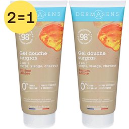 Dermasens Gel Douche Surgras 3 en 1 Ambre