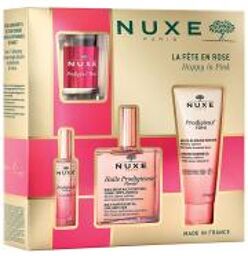 Coffret Noël 2024 La Fête en Rose - Coffret 3 produits + 1 bougie