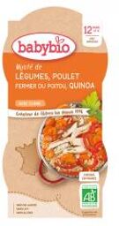 Mijoté de Légumes Poulet Fermier du Poitou & Quinoa au Cumin - Carton 2 bols de 200 g