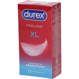 Feeling XL Finesse & Sensations Préservatifs 12 uts