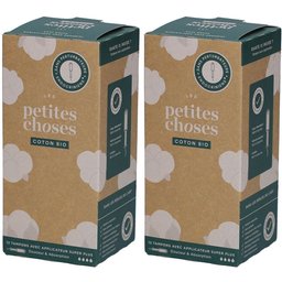 LES Petites Choses Tampons en coton bio avec applicateur Super Plus
