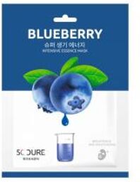 5C Cure Essence Intensive Masque Tissu à la Myrtille 25 ml - Sachet 1 masque en Tissu