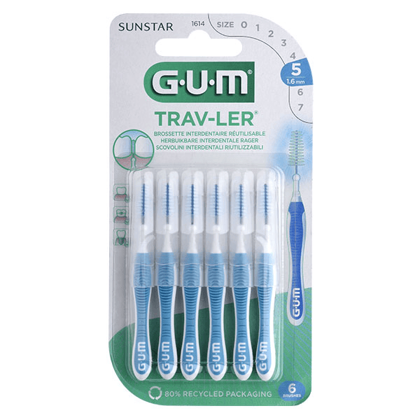 GUM® Brossette interdentaire TRAV-LER® 1,6 mm - 6 unités