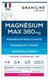 Magnésium Max 360 mg 90 Comprimés - Boîte 90 comprimés