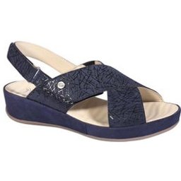 Scholl Fabia Sandale Memory Cushion Bleu Marine Taille 36 1 Paire