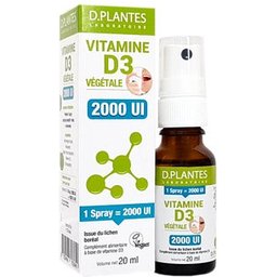 Vitamine D3 Végétale 2000 Ui Spray 20ml