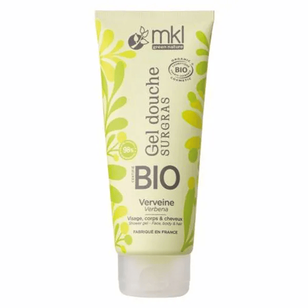 MKL Gel Douche BIO Verveine, cheveux, visage et corps 200ml