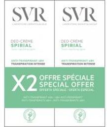 Spirial Déo-Crème Anti-Transpirant Intense 48H Lot de 2 x 50 ml - Lot 2 x 50 ml