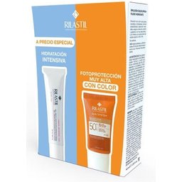 Pack Aqua Intense 72h Gel-Crema 40ml +Sun System Emulsión Solar Facial Color SPF50+ 40ml