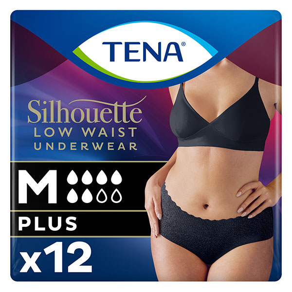 Silhouette Sous-Vêtement Taille Basse Noir Normal Taille M 10 unités