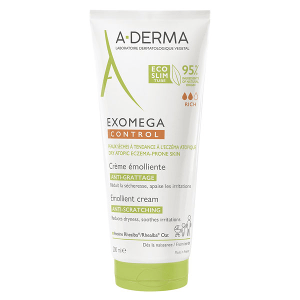 Exomega Control Crème Émolliente Anti-Grattage 200ml
