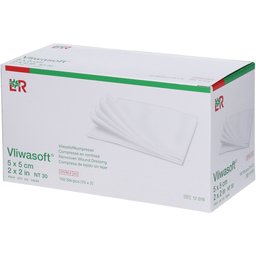Vliwasoft® Compresse Non-tissé 5 x 5 cm