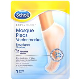 Masque Pieds Nourrissant à l'huile de macadamia pour peaux sèches - 1 paire de 2 chaussettes