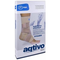 Aqtivo Peau Elastique Chevillière Avec Coussinets Malléolaires Silicone Et Bandage En 8 L