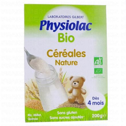 Céréales nature bio dès 4mois 200g