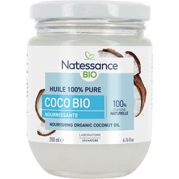 Huile de Coco Bio 100 % Pure Pressée à Froid