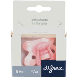 Diffrax Sucette Dental +6 mois Gems - Pink Opal