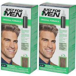 Just FOR MEN Shampooing Colorant Châtain clair