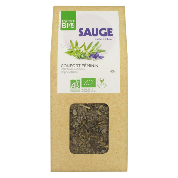 Sauge Feuilles à Infuser Confort Féminin Bio 40g