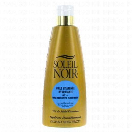 SOLEIL NOIR Huile vitaminée hydratante Flacon 150ml