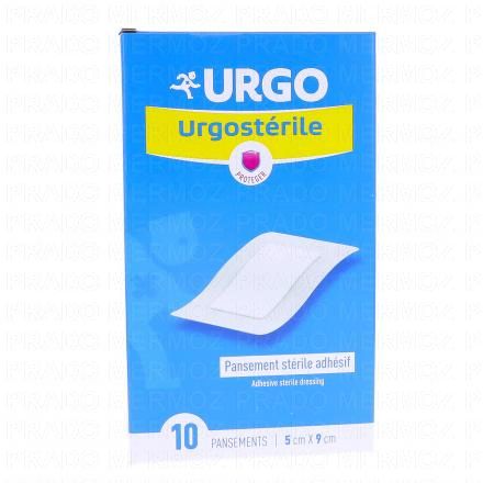 Urgostérile pansements boîte de 10 5,3cm x 8cm