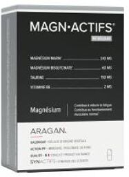 Synactifs Magnactifs® - Fatigue Équilibre Nerveux Stress - Magnésium Taurine Vitamine B - 60 Gélules - Boîte 60 gélules