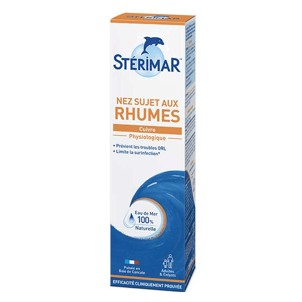 Cuivre Solution Eau de Mer Nez Sujet aux Rhumes 100ml