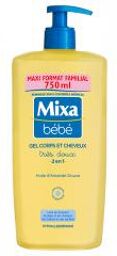 Bébé Gel 2 en 1 Corps et Cheveux 750 ml - Flacon-Pompe 750 ml
