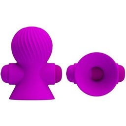 Stimulateurs Mamelons 12 Modes Vibration Lilas 2uts