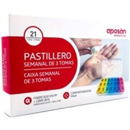 Pilulier Hebdomadaire 3 Doses 1ut