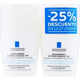 La Roche-Posay Déodorant Physiologique 24h Roll On 2x50ml