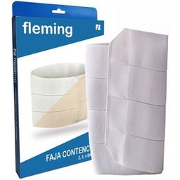 Gaine Abdo Elast Velcro Contera 4B T2 100-125cm Blanc 1ut