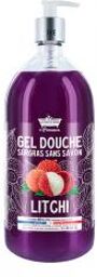 Gel Douche Surgras Litchi 1 L - Flacon-Pompe 1000 ml