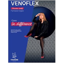 Venoflex 2 Ogee Bas Noir Taille N3 1 Paire