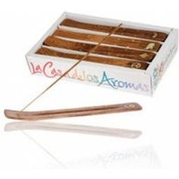 Brûleur d'encens en bois 1pc