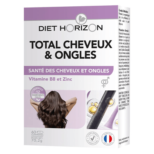 Total Cheveux et Ongles 60 comprimés