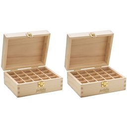 Coffret bois pour 20 huiles essentielles