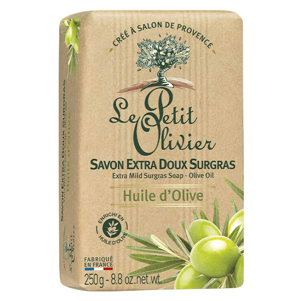 Savon Extra Doux Surgras Huile d'Olive 250g