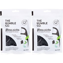 THE Humble CO. Floss Picks Charcoal
