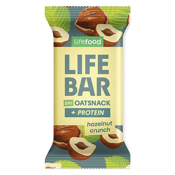 Lifebar OatSnack Prot.Hazeln.Lifefo 40 g