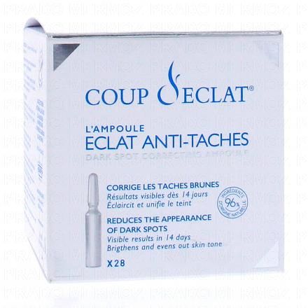 COUP D'ECALT L'ampoule éclat antitaches x28 ampoules de 1ml