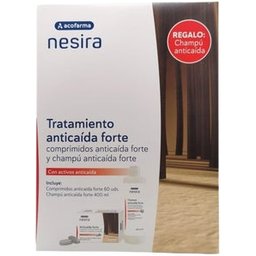 Acofarma Nesira Pack anti-chute fortifiant 60 comprimés + shampooing 400ml