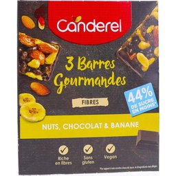 3 Barres Gourmandes Nuts Chocolat & Banane 3x35g