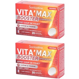 Vita'max Effervescent Booster Anti-Fatigue Goût Orange