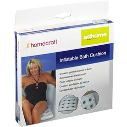 Adhome Coussin gonflable pour le bain 45,5 x 45,5 cm