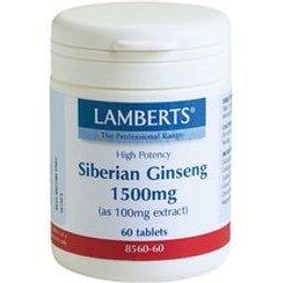 Siberian Ginseng 1500mg 60 Comp 60 Comp