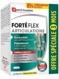 Forté Pharma Forte Flex Articulations - Articulations, Cartilages, Os, Muscles, Tendons - 90 Gélules - Boîte 90 gélules