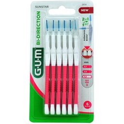 Bi-Direction Brosse Interdentaire 1,2mm 6 Unités
